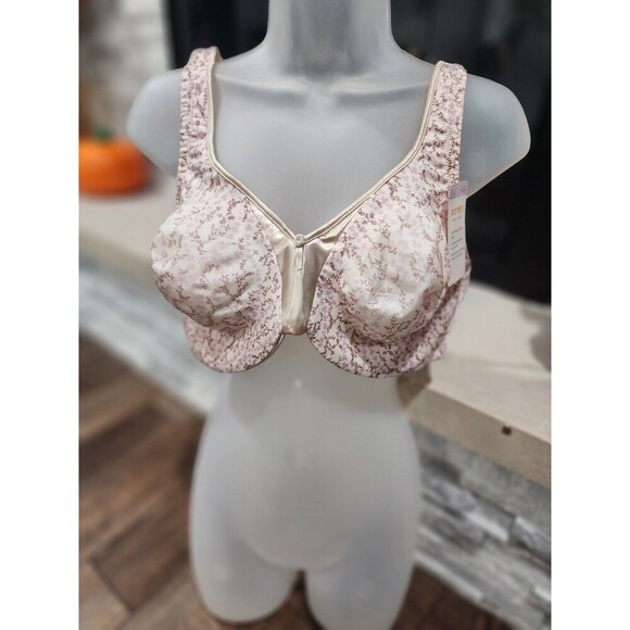 NWT Warners Signature Support Underwire Unlined Full Coverage Bra 35002A Sz 42D - Picture 1 of 8